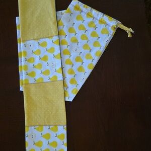 Upcycled Heat Pad/Wrap W Bag/Sleeve (Pears). You Pick Your Scent